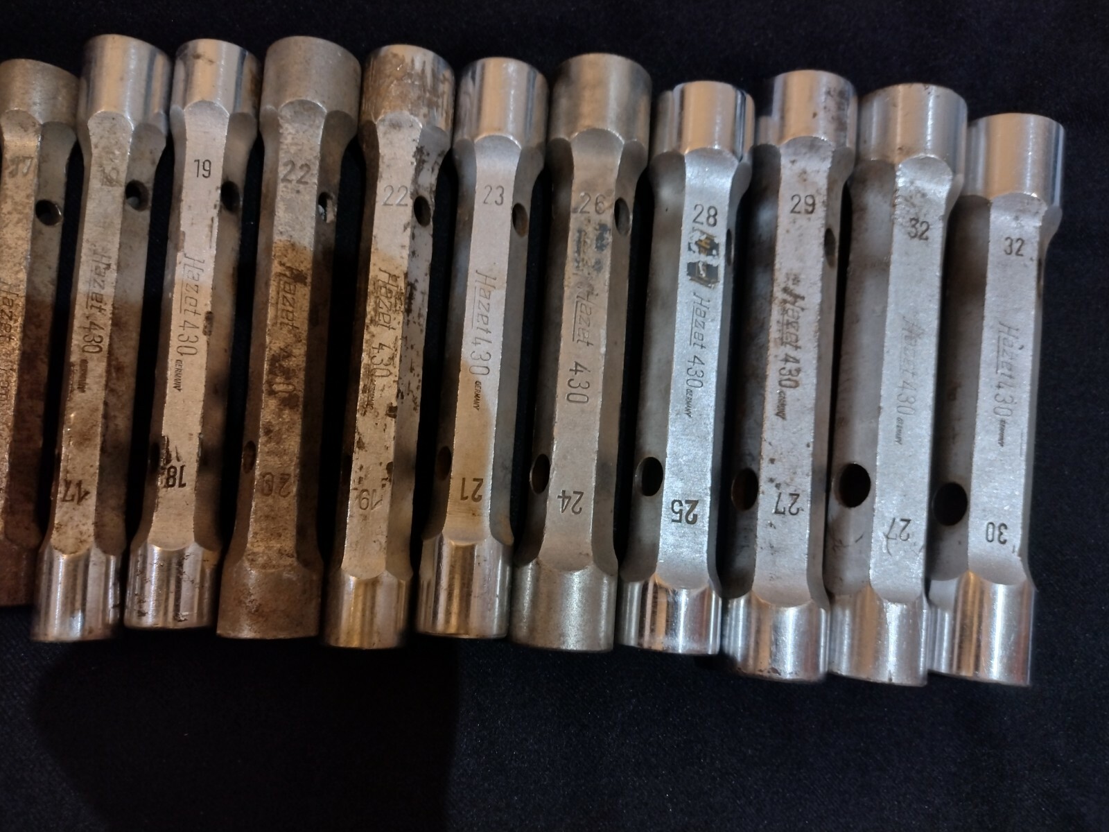 HAZET 430 WRENCH;32×30,29×27,28×25&26×24 23×21&22×20&19×18&15×14&13×12&10×11&9×8
