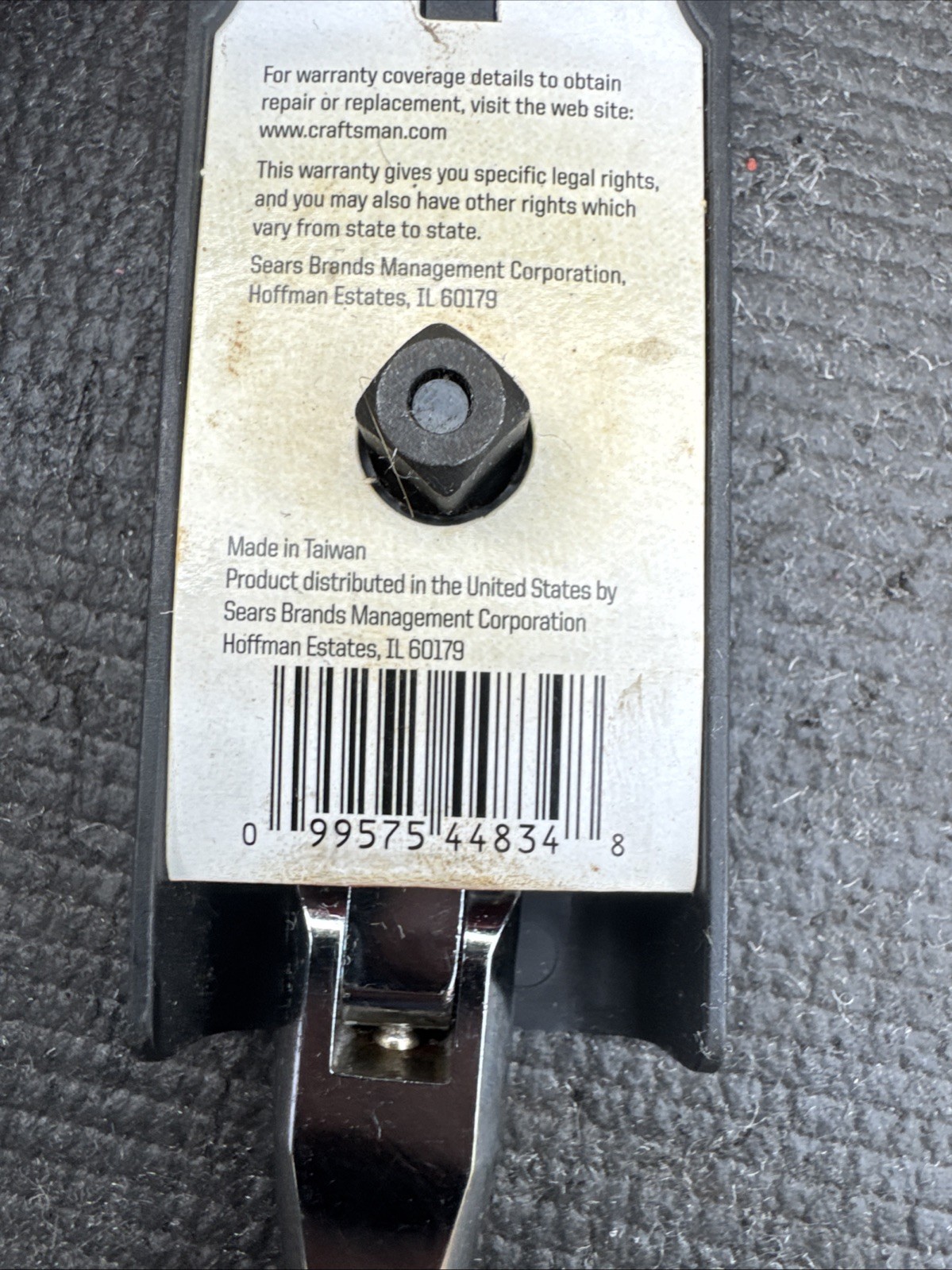 Sears Craftsman Nos 3/8” Drive Stubby Flex Head Ratchet 44834 Full Polish Import
