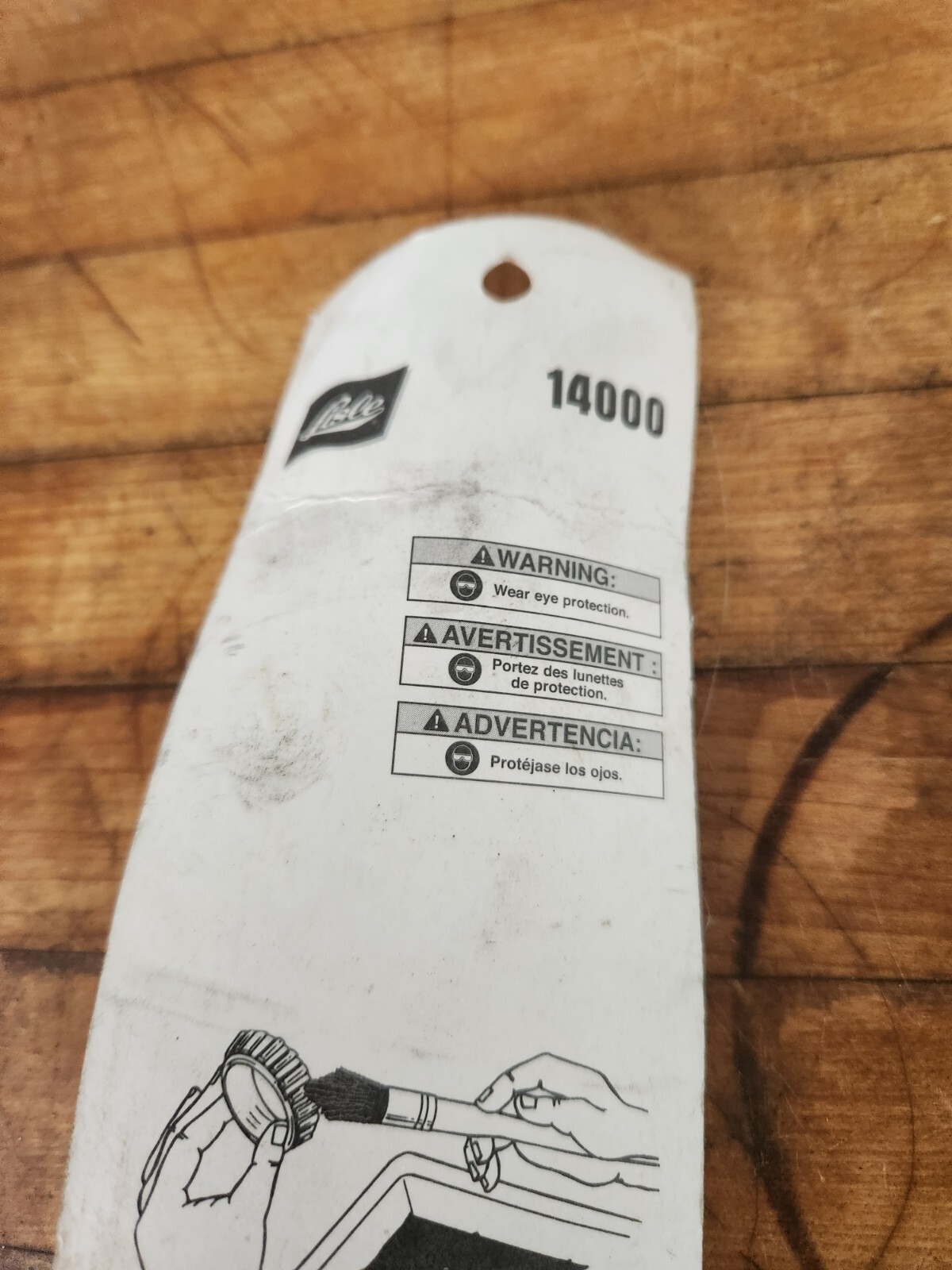 Lisle 14000 Parts Cleaning Brush New in Package