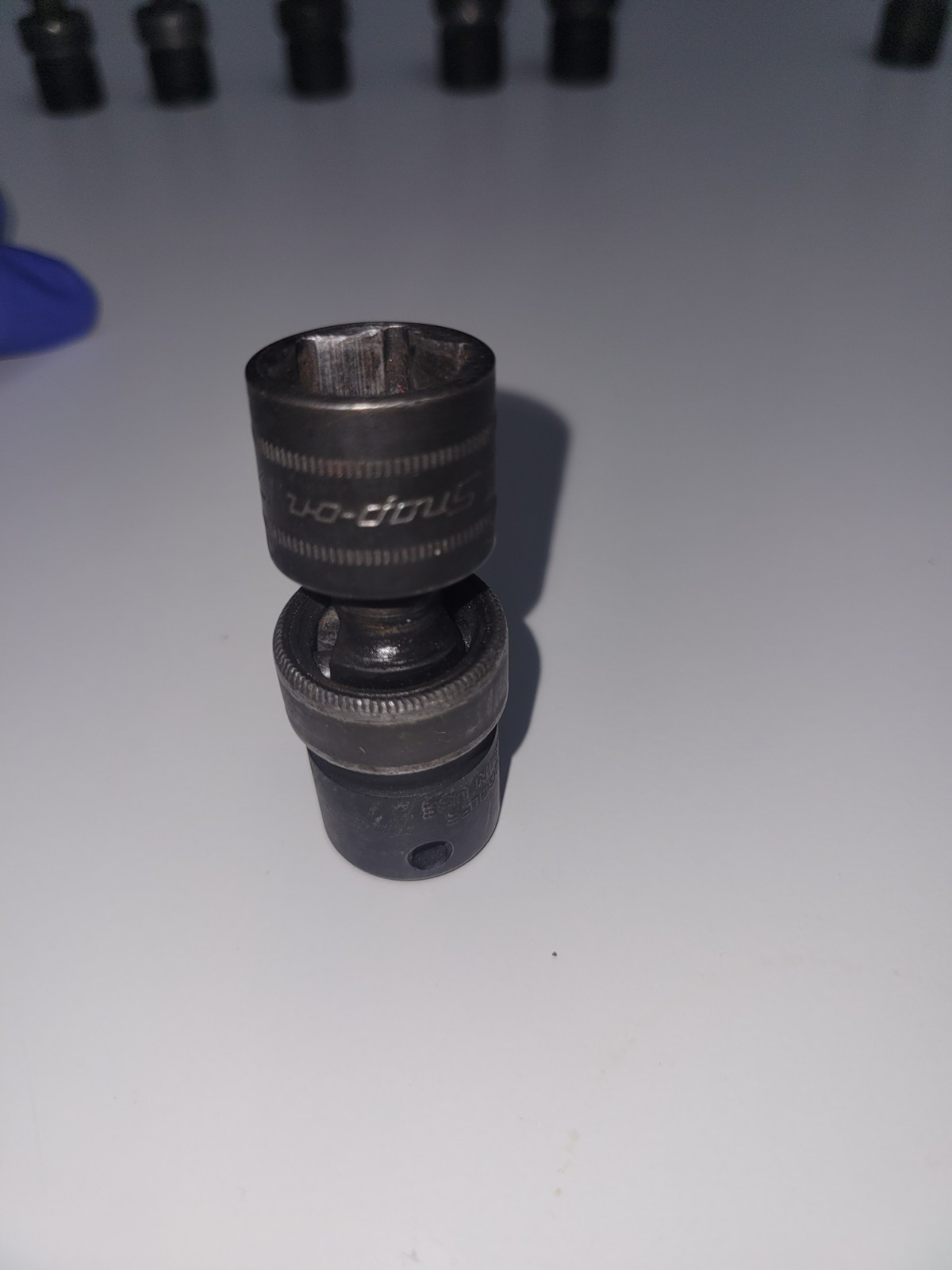 Snap-on 3/8″ Drive Swivel Universal Socket Lot 9pc Metric & SAE IPFM/IPF USA
