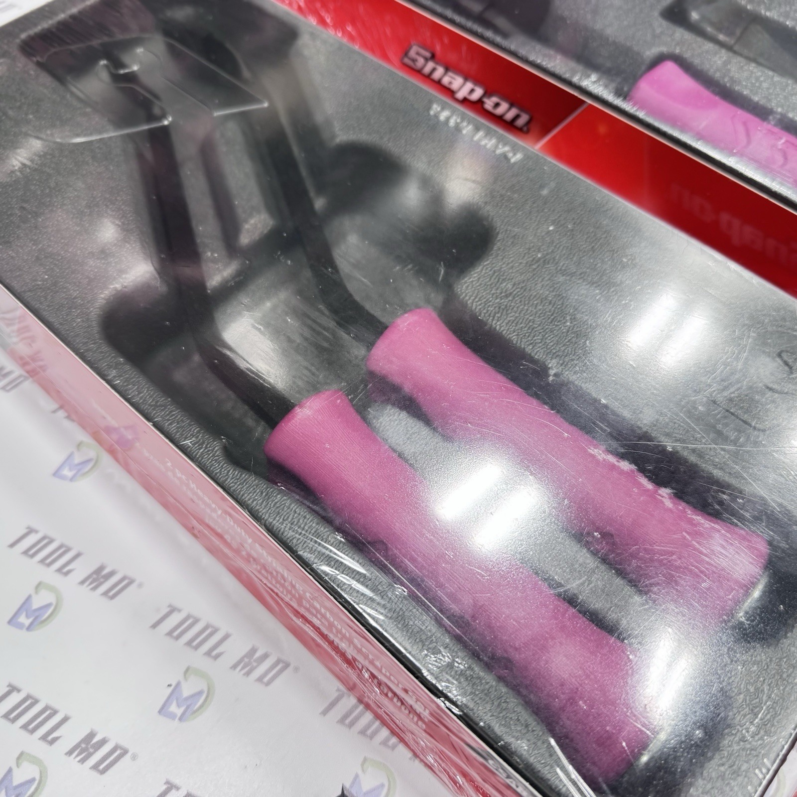 Snap-on Tools USA NEW 8pc ELECTRIC PINK Striking Prybar / Chisel / Scraper Sets
