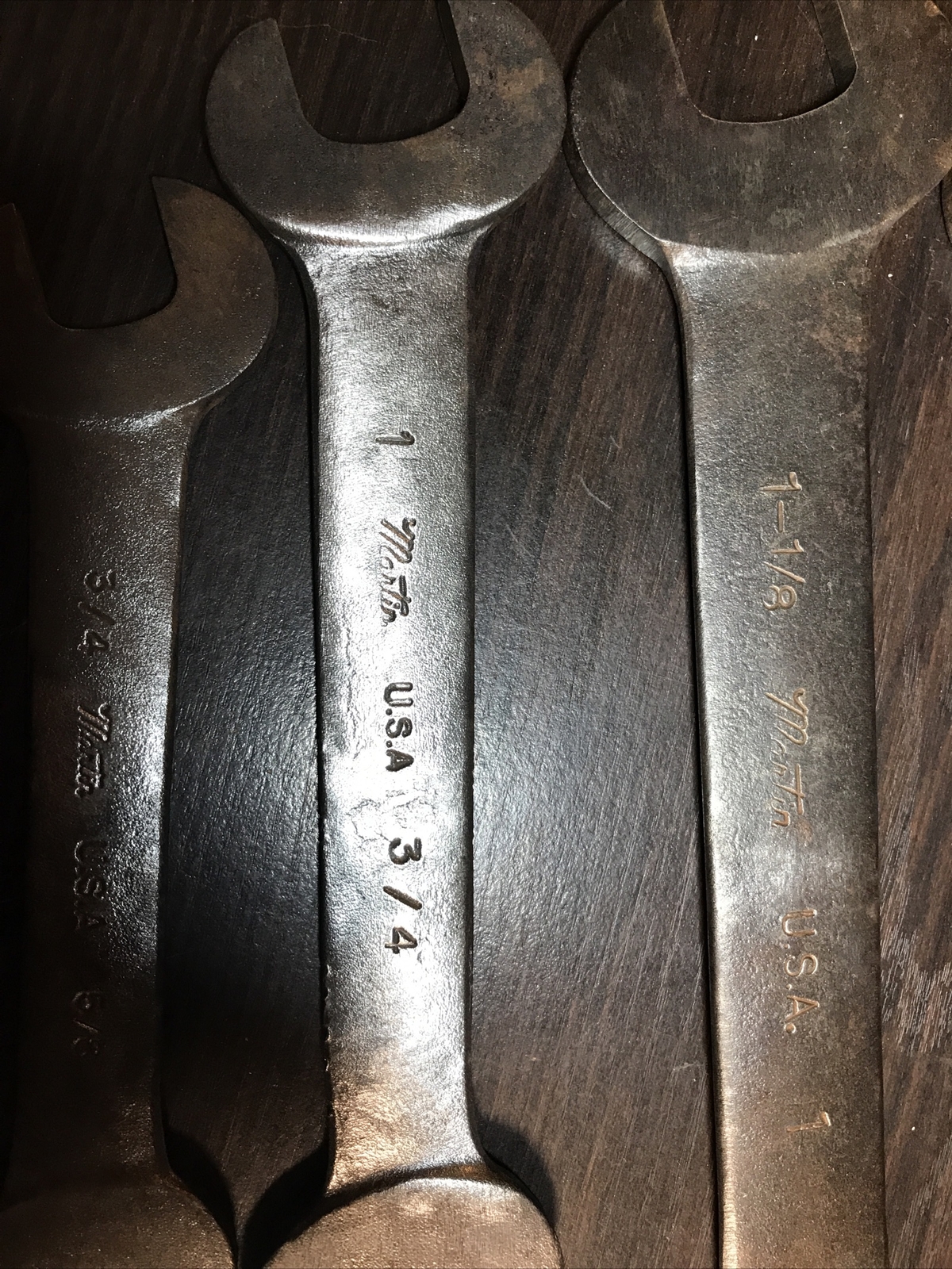 Martin Tools 4 Open End Wrenches USA Rare! Vintage Fast Shipping