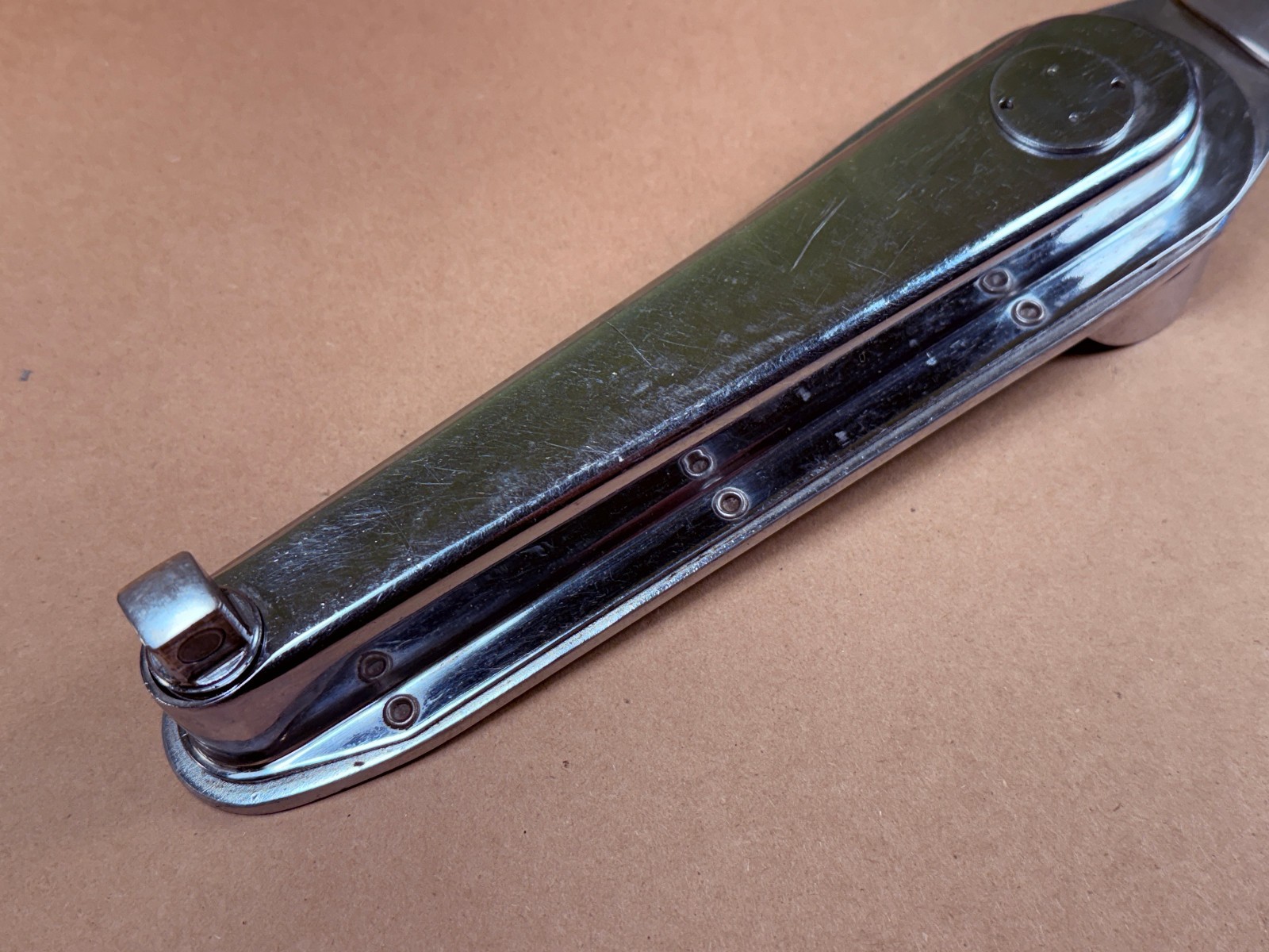 NICE – Snap-on TE 100L Vintage Torqometer 1/2″ Drive Torque Wrench 0 to 100 f/Lb
