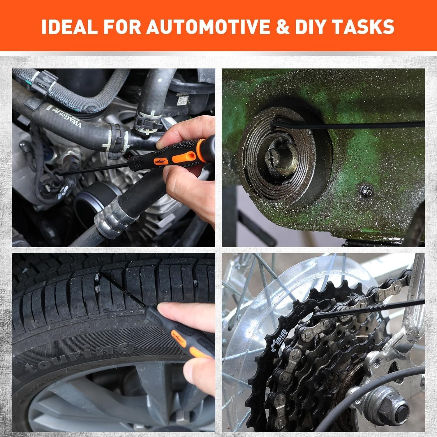 Professional 8-Piece Hook and Pick Set – Rust-Resistant Solutions for Car Repair