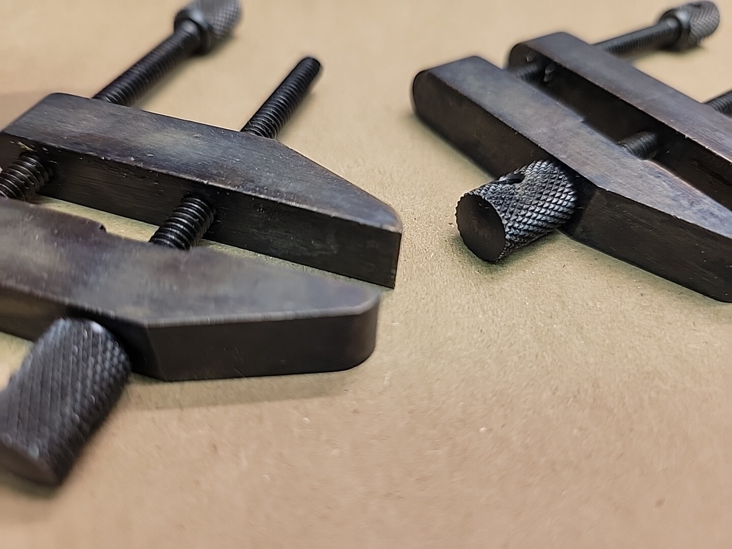 L. S. Starrett Machinist Parallel Clamp Set No. 161-A (2 Clamps) NOS w Marks