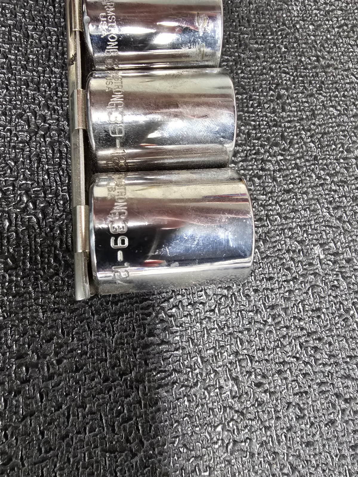 Armstrong Tools USA 39-124 / 39-122 11pc 1/2” Drive 12-24mm 12pt Socket set