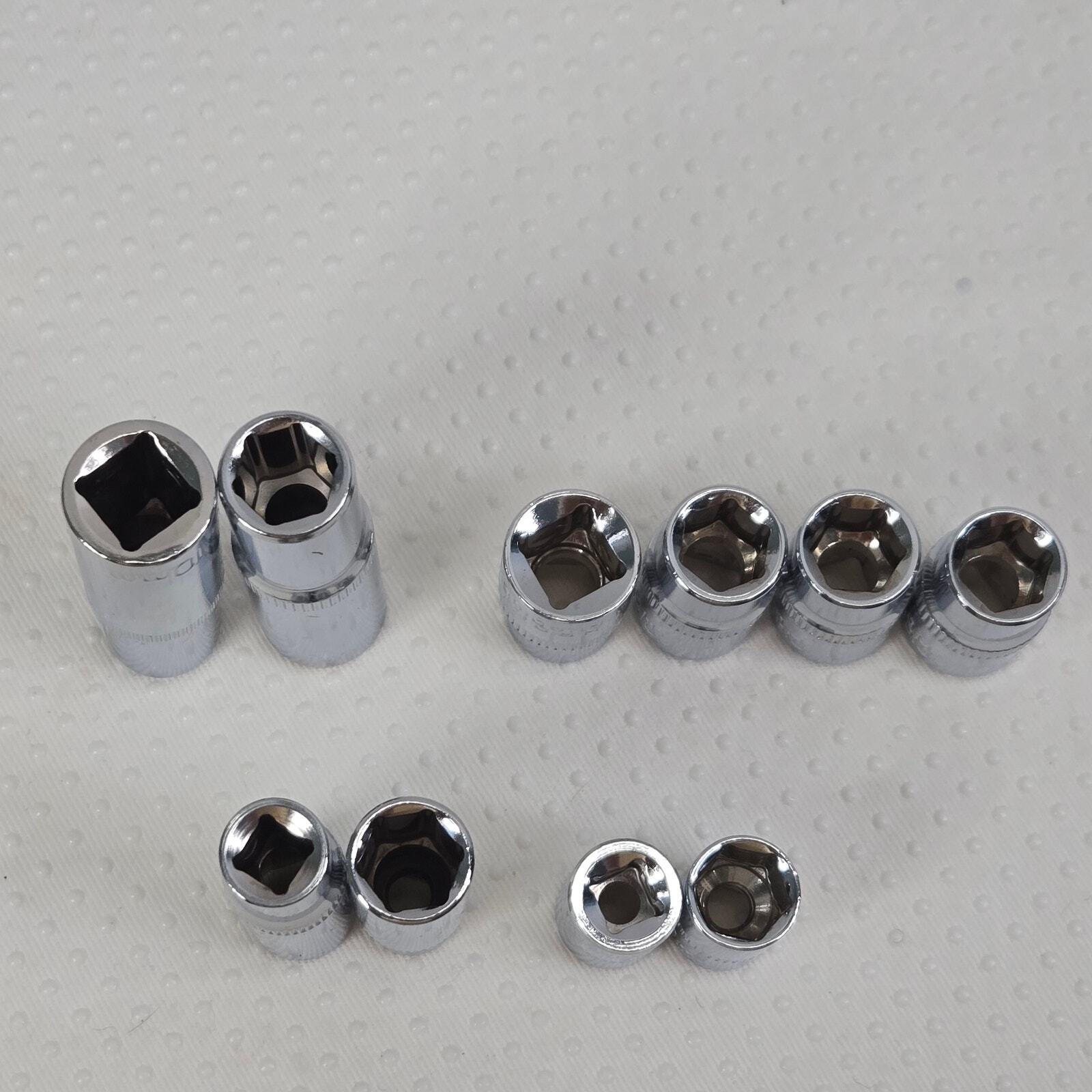 10mm Socket 10 Pcs Set 1/4″ & 3/8″ Multi Pack Magnetic Pick-up Tool