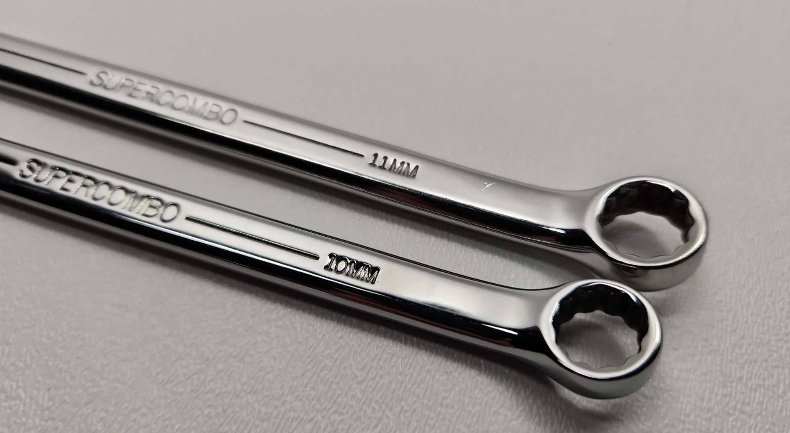 Lot of 2 Williams Supercombo Combination Wrench 10mm 1210MSC & 11mm 1211MSC USA