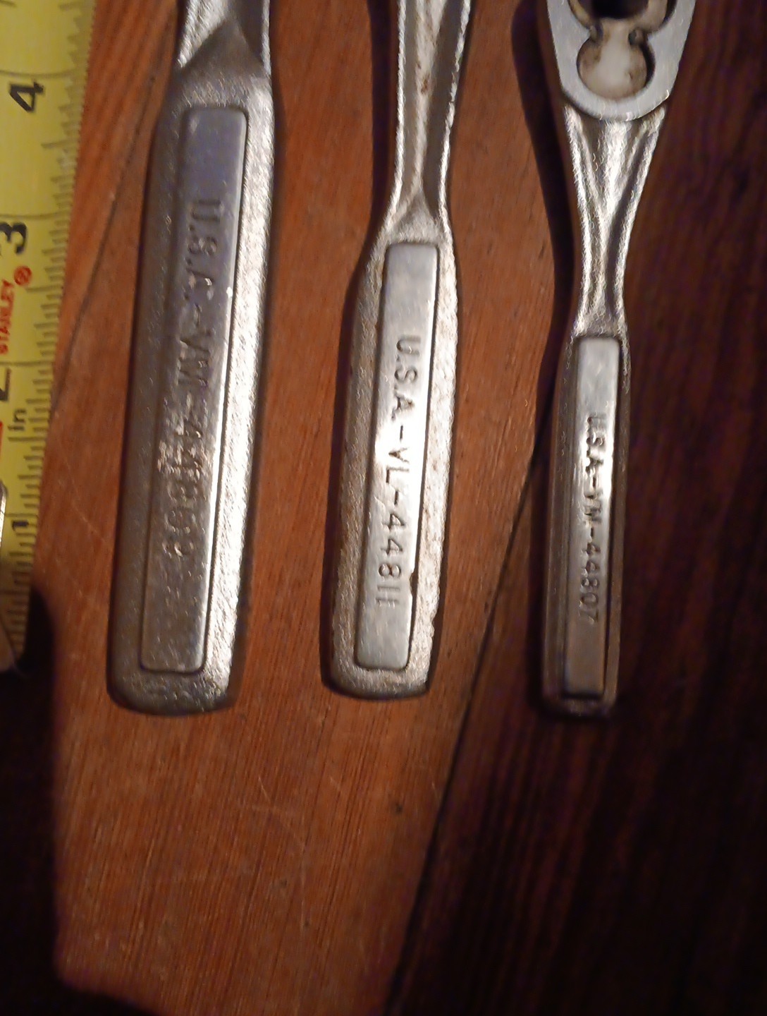 VTG 3 Craftsman 1/2»3/8″1/4″ Drive Quick Release Ratchets VM-44809 USA 44811Vl