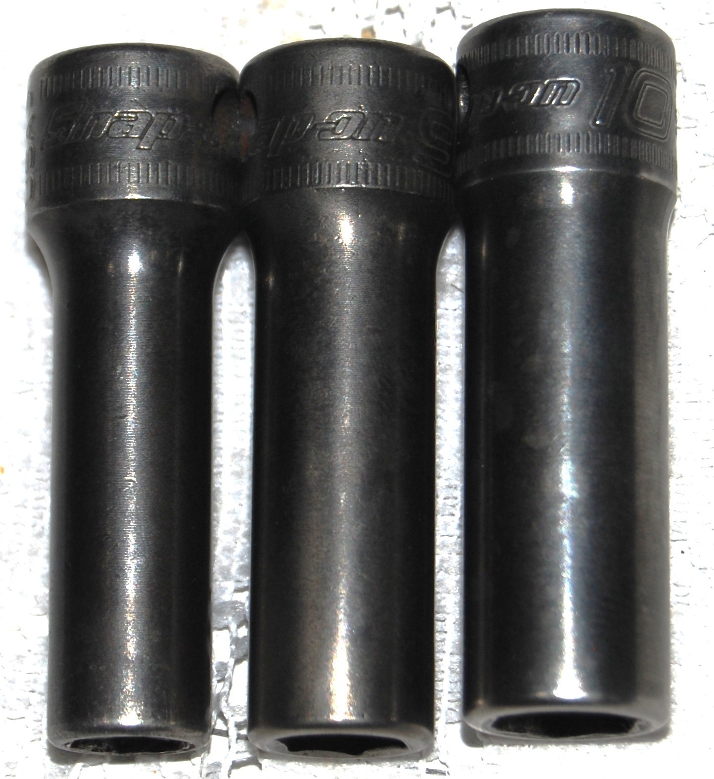 SNAP-ON SIMFM8A – SIMFM10A METRIC DEEP IMPACT SOCKETS 3/8″ DRIVE 6 PT 8, 9, 10mm