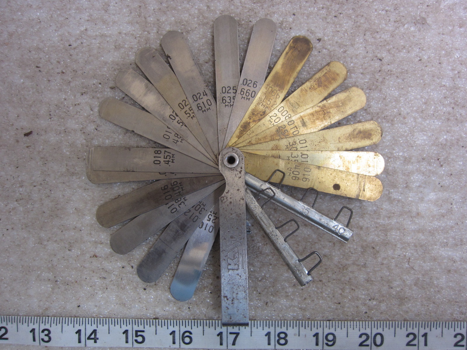 KA Star .016″-.25″ Feelrer Gauge, Used
