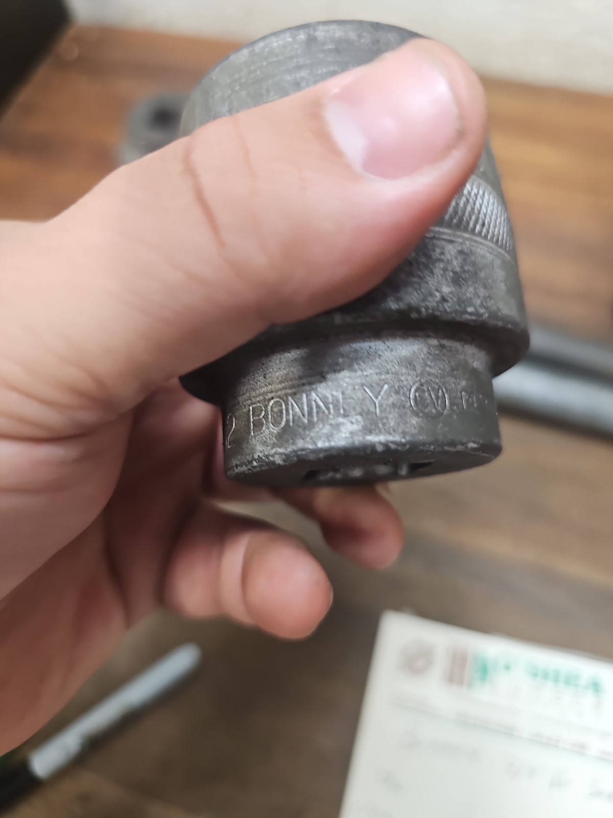 S41- 11 vinage BONNEY 3/4”dr Sockets + 2 extensions