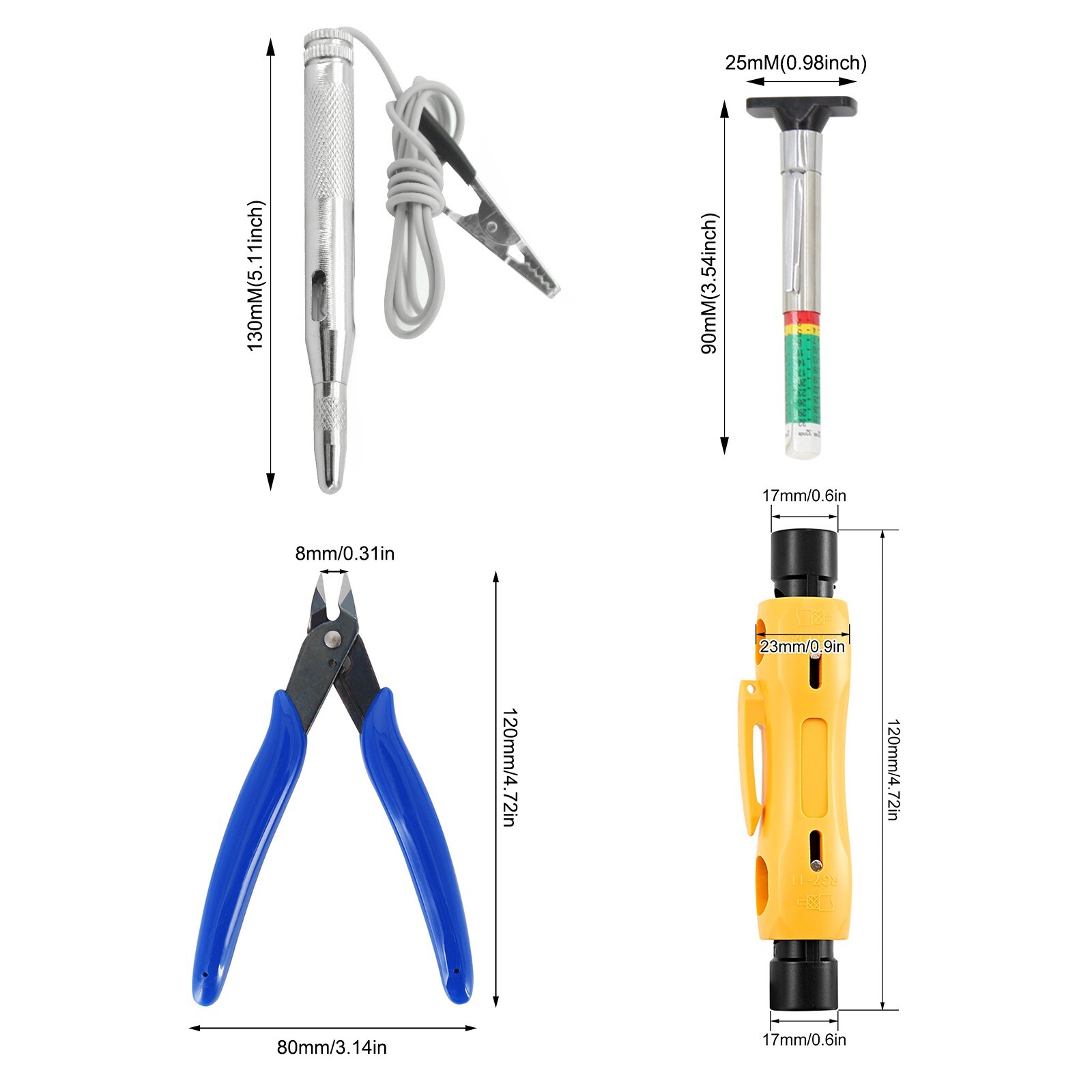 84Pcs Terminal Removal Tool Kit Connector Release Pin Ejector Key Wire Pliers