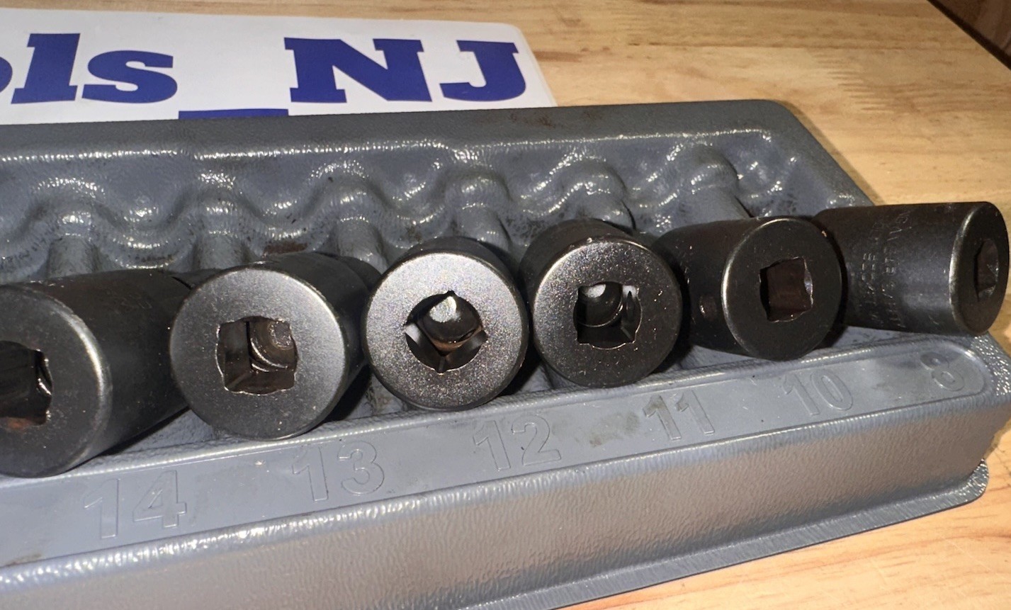 Snap-on™ 212IPFM 3/8″ Drive 8 to 21 mm 6-point Impact Swivel Socket Set