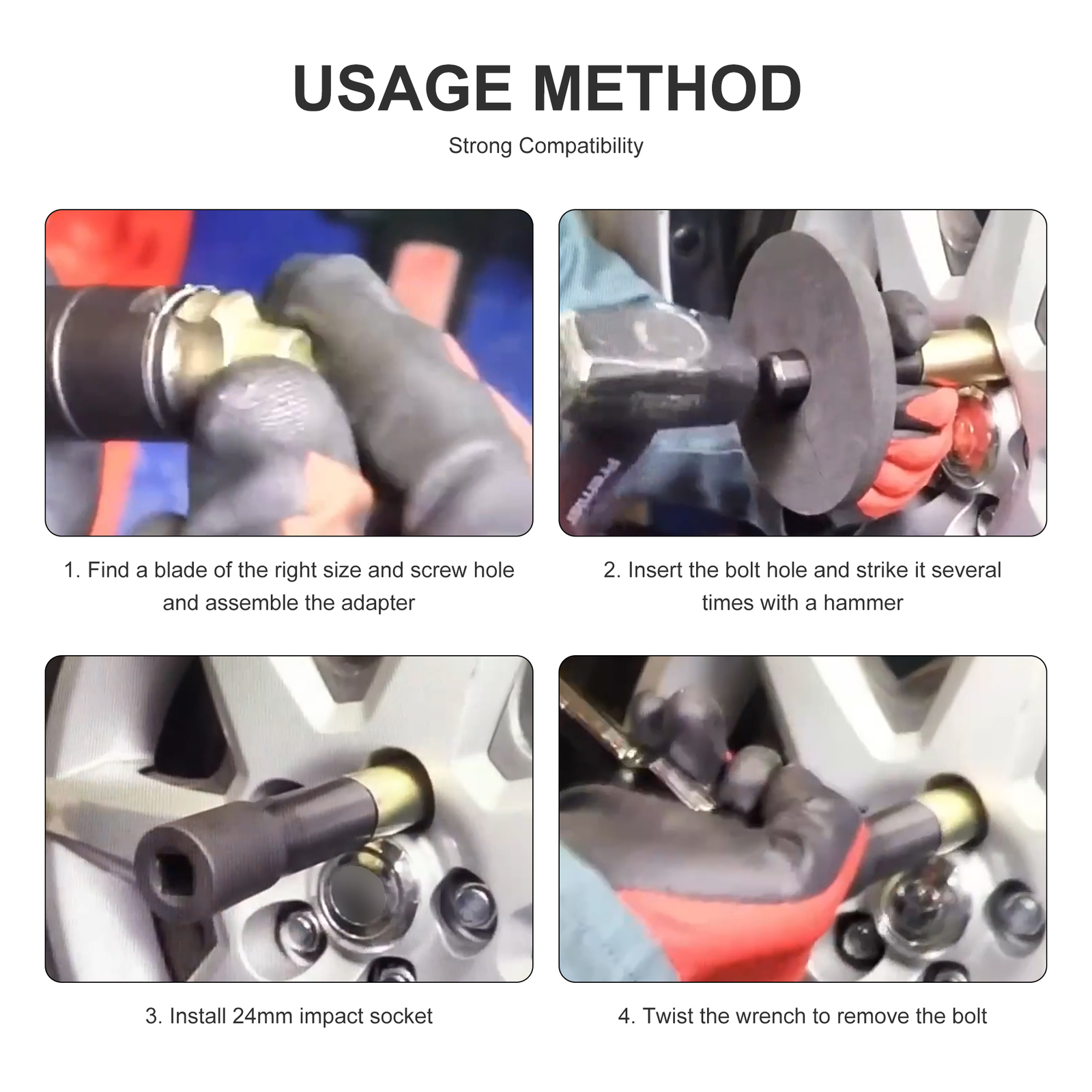 Universal Locking Wheel Nut Removal Tool Set Locking Wheel Nut Key Replacement