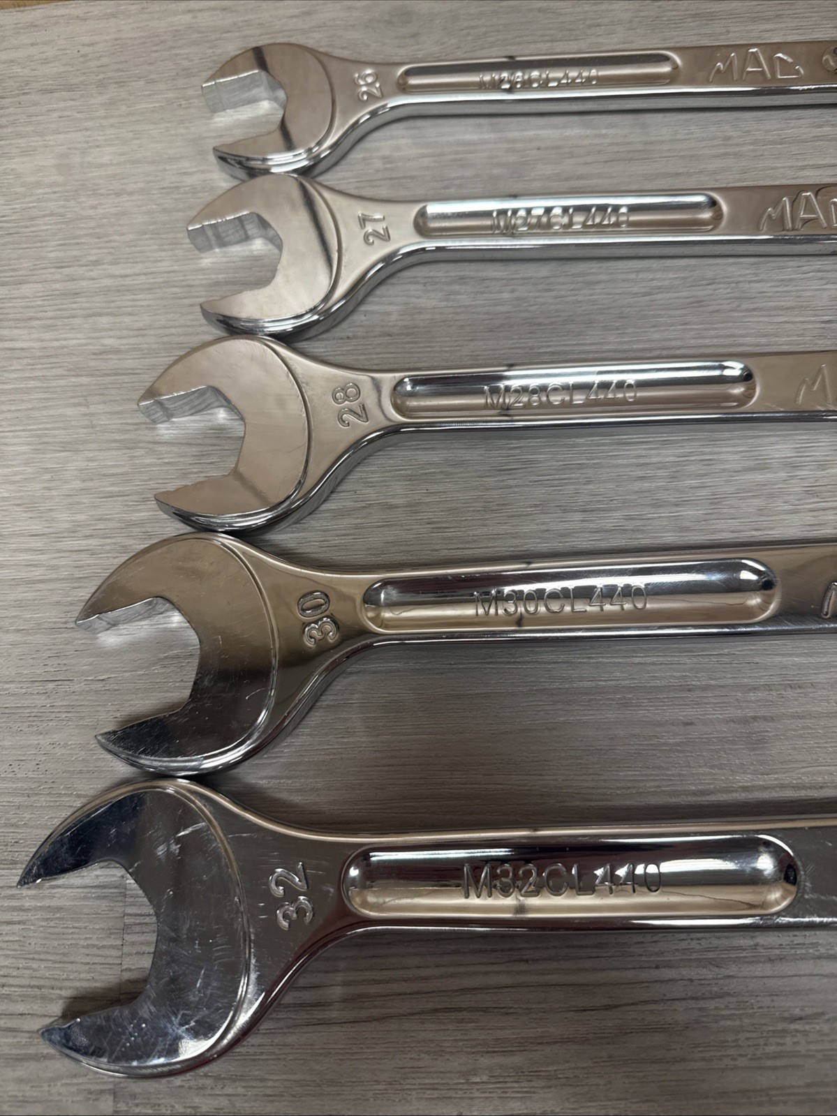 Mac – 5 Piece Wrench Set – 26mm-32mm