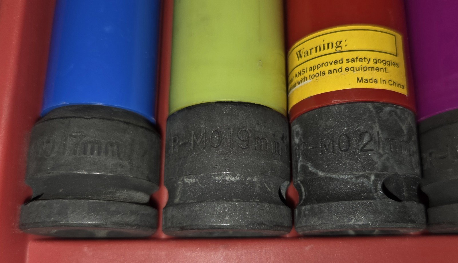 7 Pc Lug Nut Impact Socket Set with Protector Sleeves 1/2” Drive – Custom Wheels