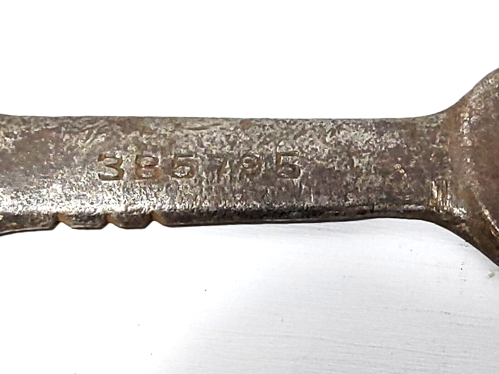 Diamond Emblem OPEN END WRENCH Notched on Side #385795 Vintage