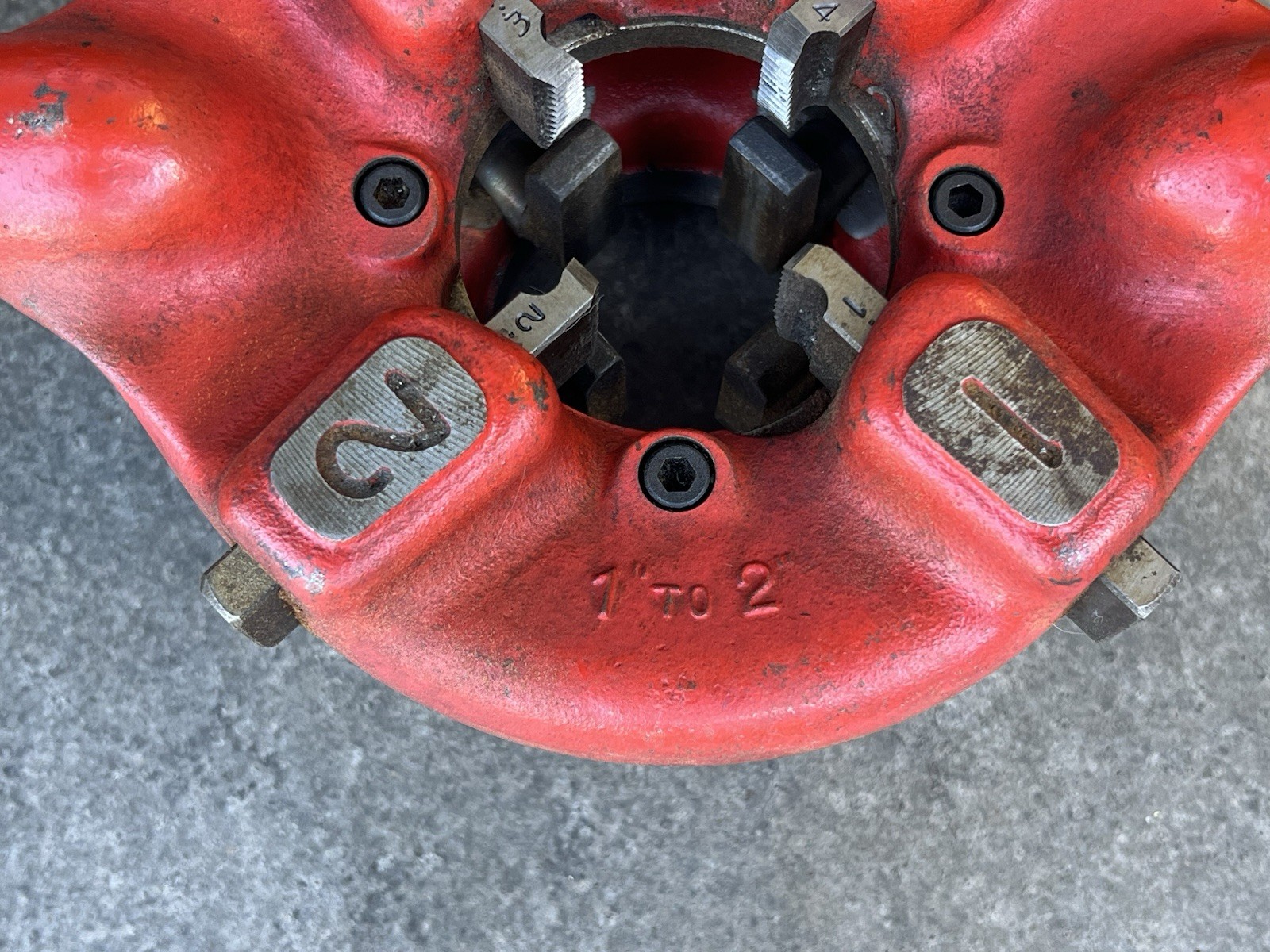 RIDGID 504 Quick Opening 1″ – 2″ NPT Manual Pipe Threading Threader Die Tool USA