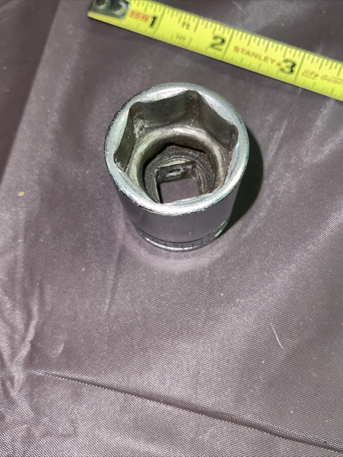 Snap-on Tools USA TW-341 1-1/16 in SAE 1/2” Drive 6 point Vintage socket