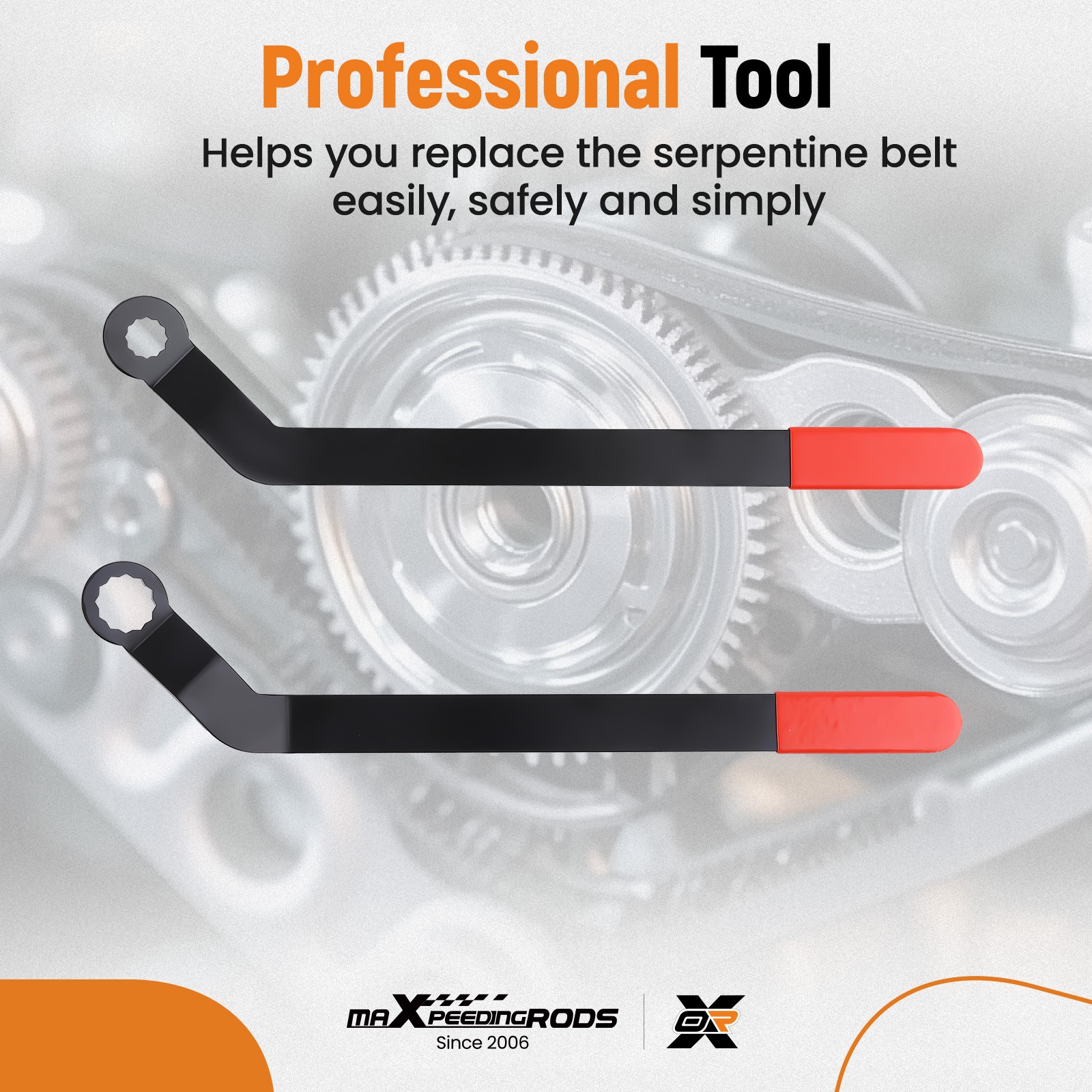 Professional Serpentine Belt Tool for Mini Cooper Heat Treated Steel Wrench