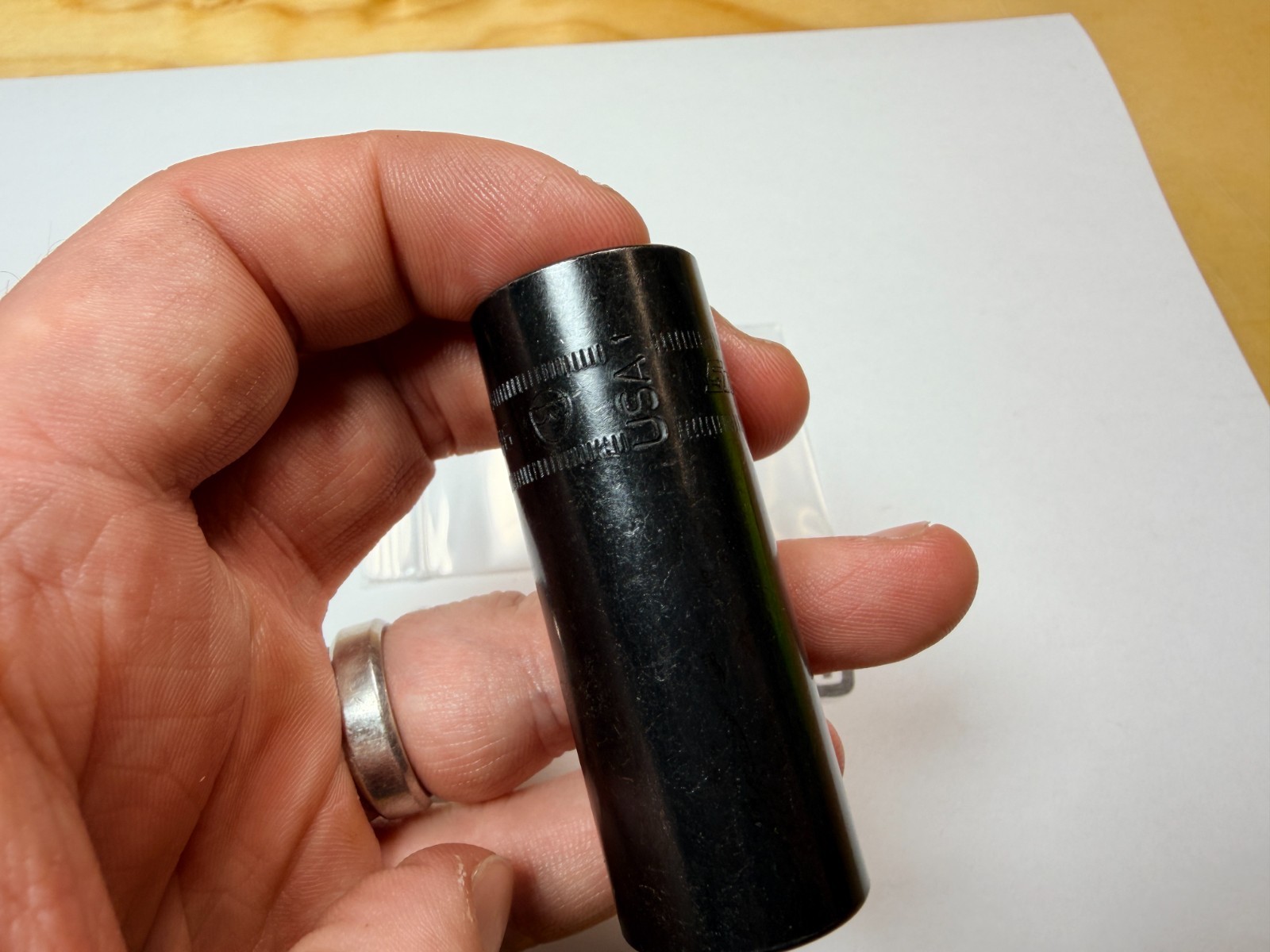 Snap-On Tools USA NEW 3/8″ Drive 16mm Metric 6pt Deep Impact Socket SIMFM16