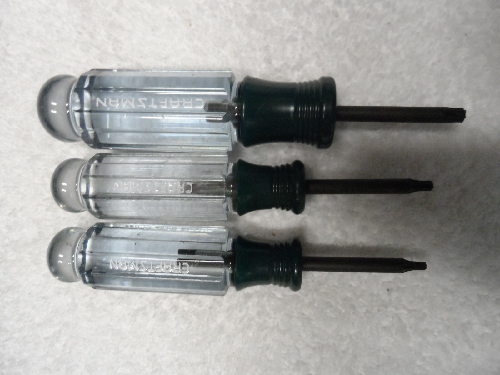 Craftsman Torx Stubby Screwdriver Set, made in USA (T10, T15, T25) – 3 pcs
