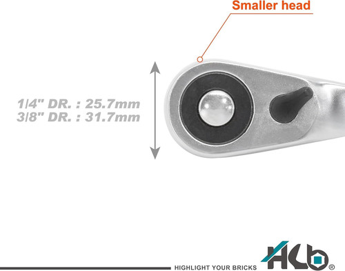 HB 96-Piece 1/4″ & 3/8″ 96PC DR. + NON-SLIP (120T), Silver