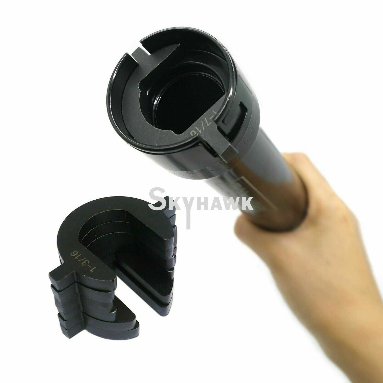 8 Pc Inner Tie Rod Installation Removal Mechanic Tool Crow Foot Set with Case