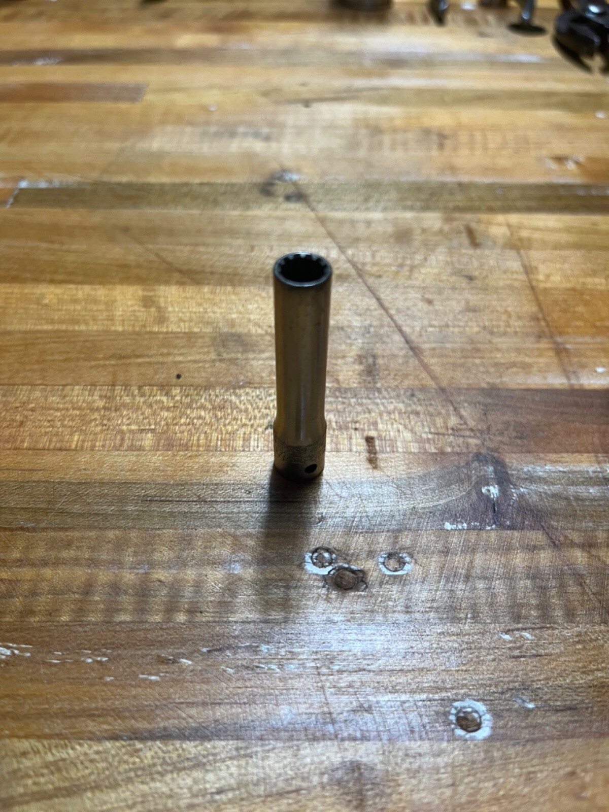 Snap-On Tools USA NEW 1/4″ Drive SAE #8, 1/4″ HEX Deep SPLINE Socket TEL8B