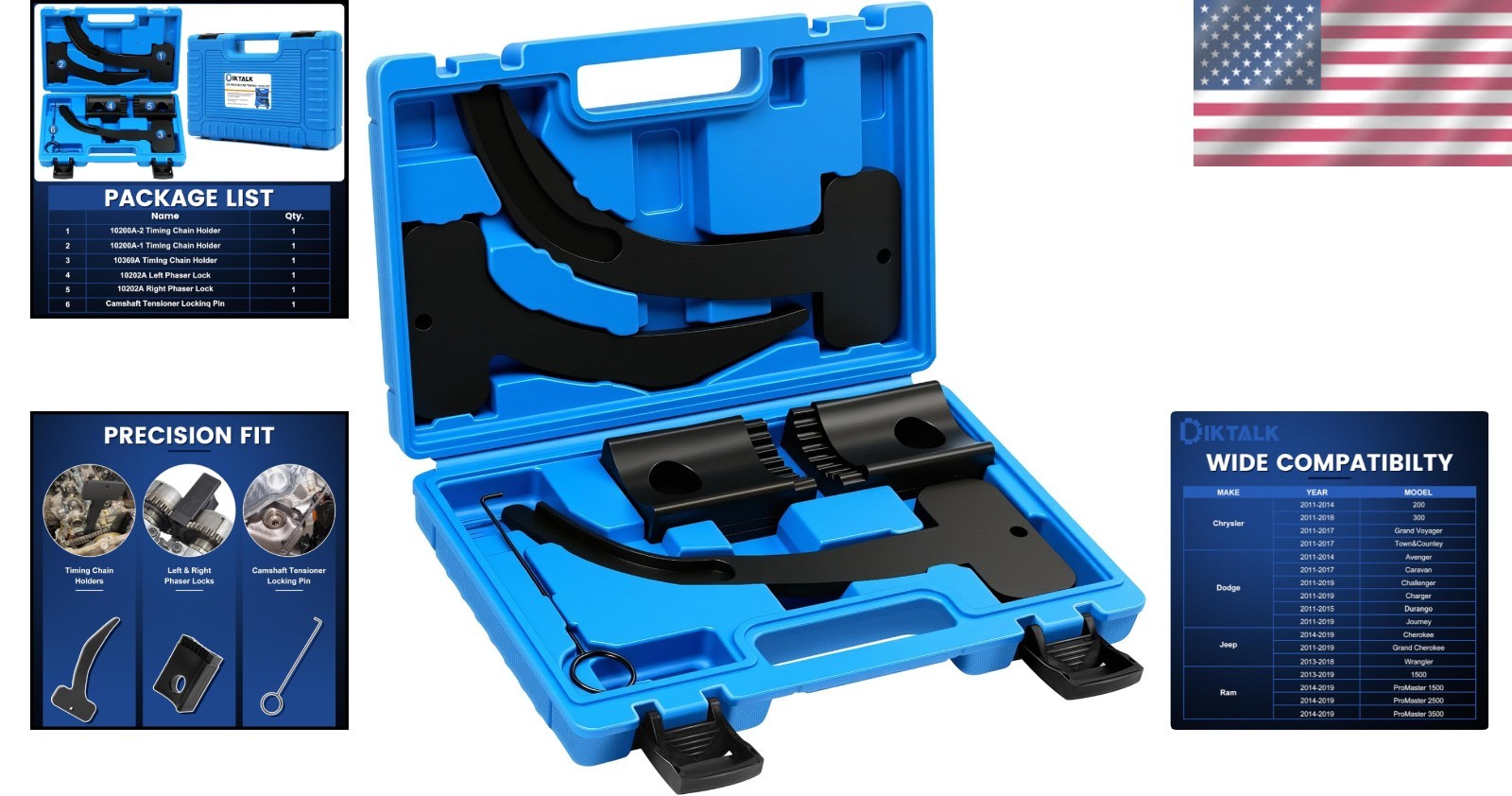 Chrysler 3.6L Pentastar Engine Timing Tool Set – Complete Lock & Alignment Kit