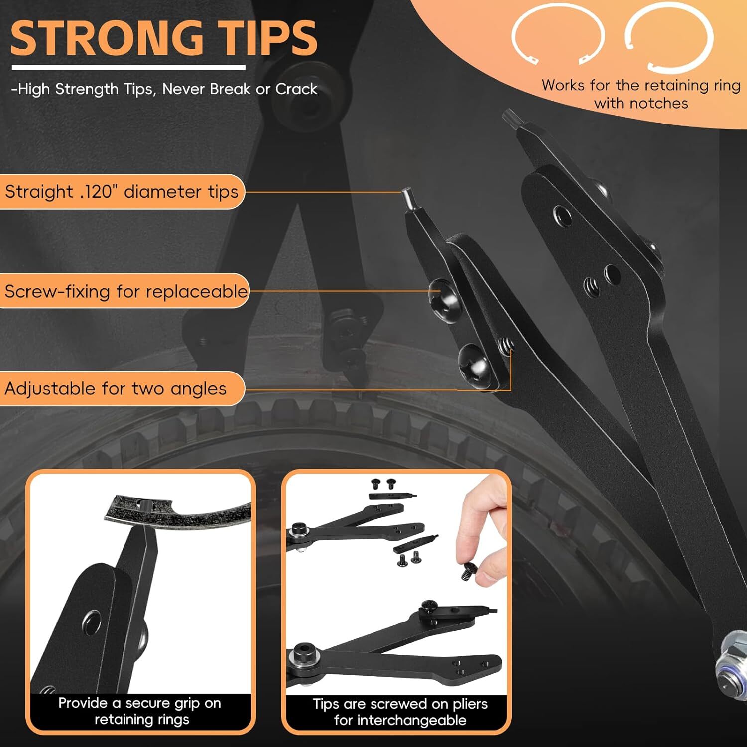 1489 26″ Transmission Large Snap Ring Pliers for GM 5L40 5L50 6L50 6L80