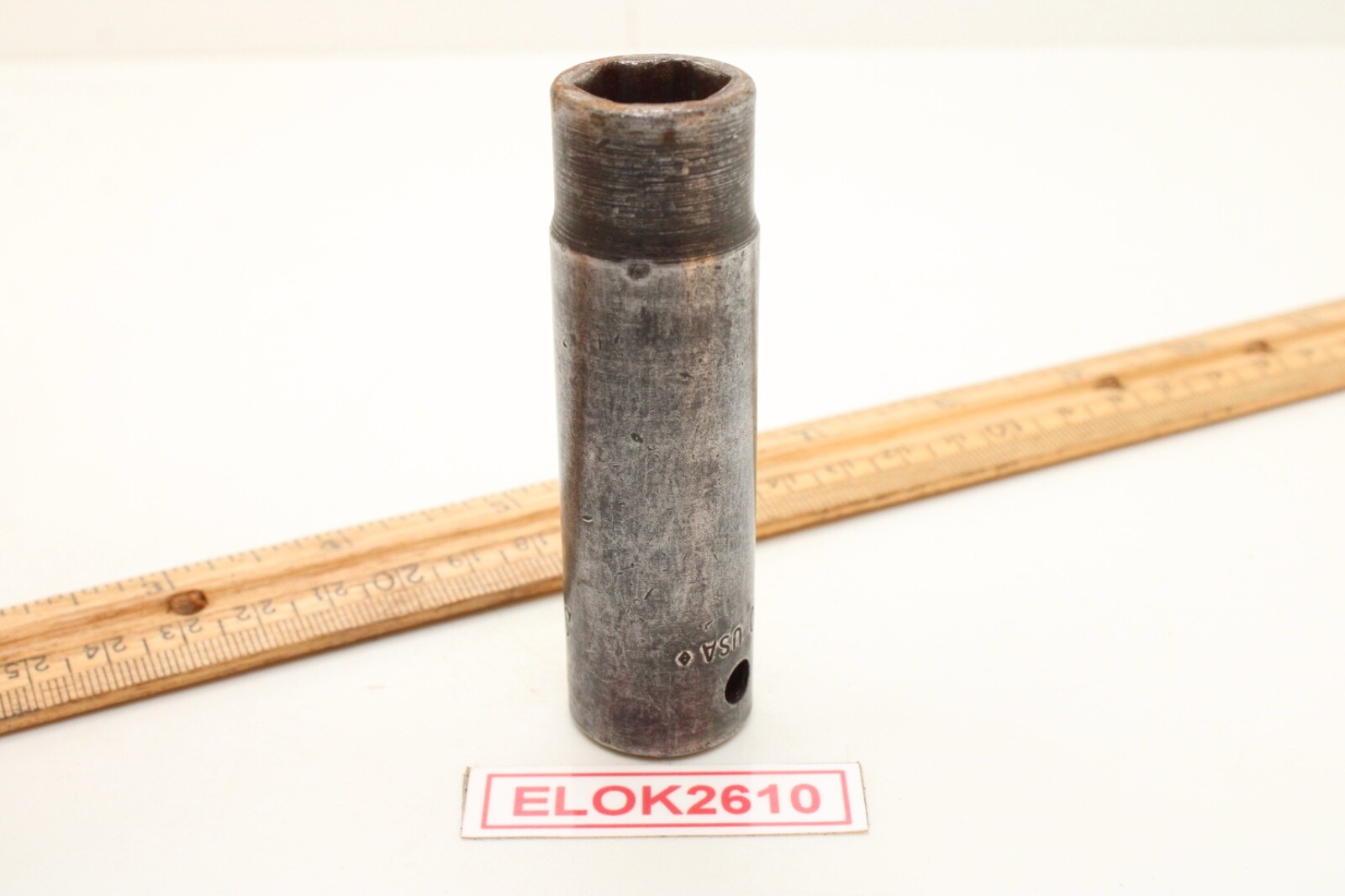 Snap-On Tools SIM180 1/2″ Drive 6 Point SAE 9/16″ Deep Impact Socket USA