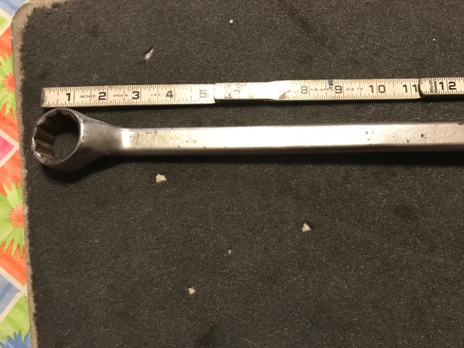 Vintage Fairmount Tools 12 Point Double Box End Wrench 1-1/16 x 1-1/4” No. 8037