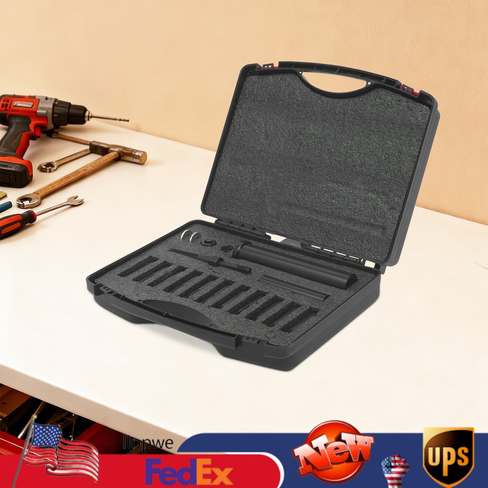 18pcs 95400 in-Line Efficient Dowel Pin Puller Master Set Alloy Steel NEW