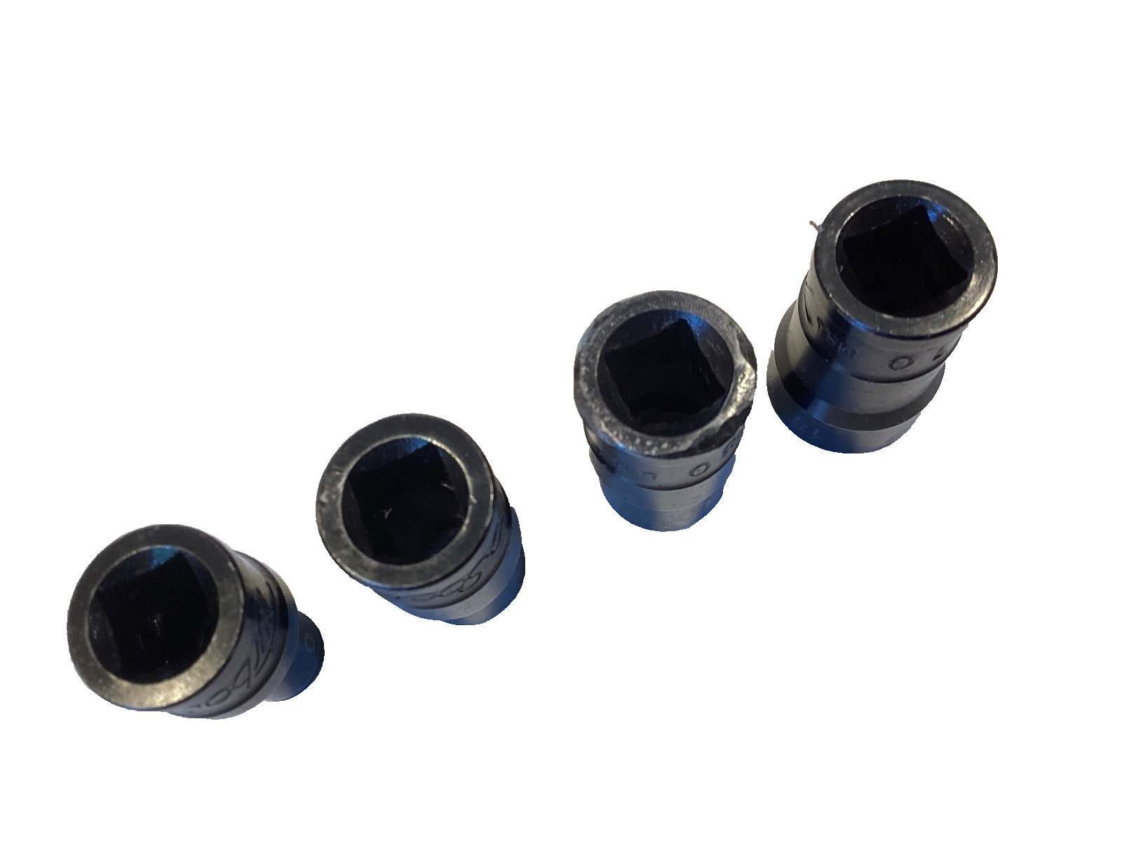 TurboSocket USA 4 Piece 1/4” Drive Shallow Damaged Bolt Twist Socket Set NICE
