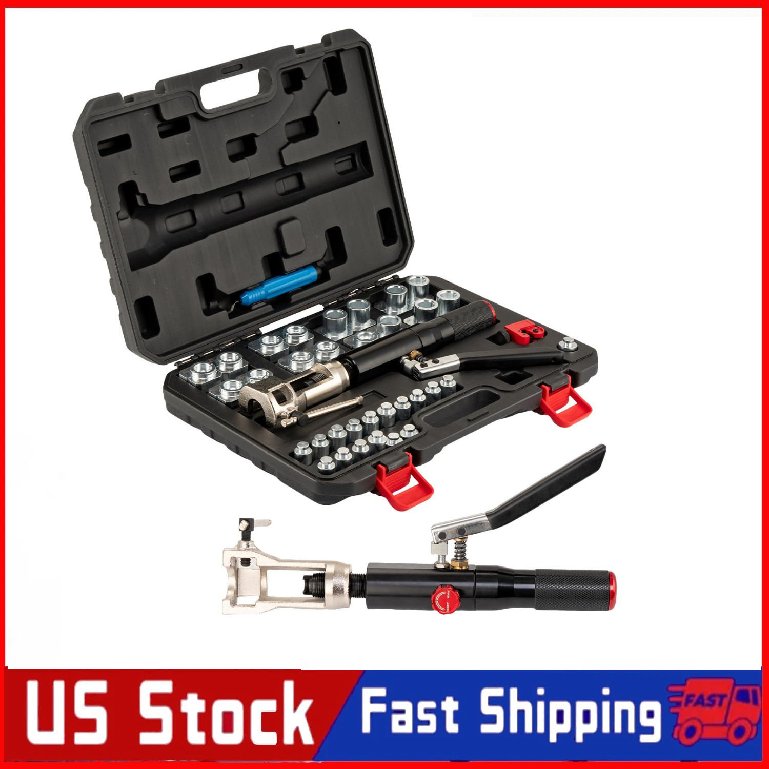 💎??Hydraulic Brake Flaring Tool Kit Double Flaring Tool 45° for 3/16″ to 1/2″ T