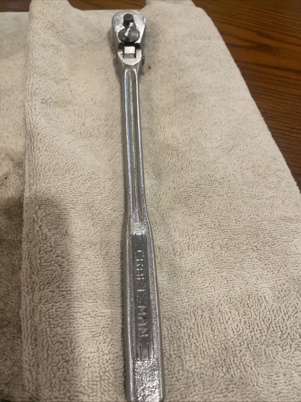 VINTAGE CRAFTSMAN Flex Head Ratchet 3/8″ Drive 42791 -VV- QR Reversible