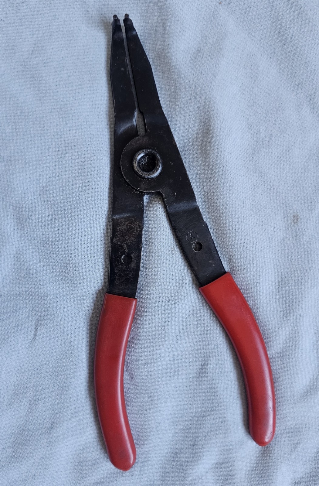 Vintage BLUE POINT PR-249A Snap Retaining Ring 90° Bent Nose Ext Pliers USA