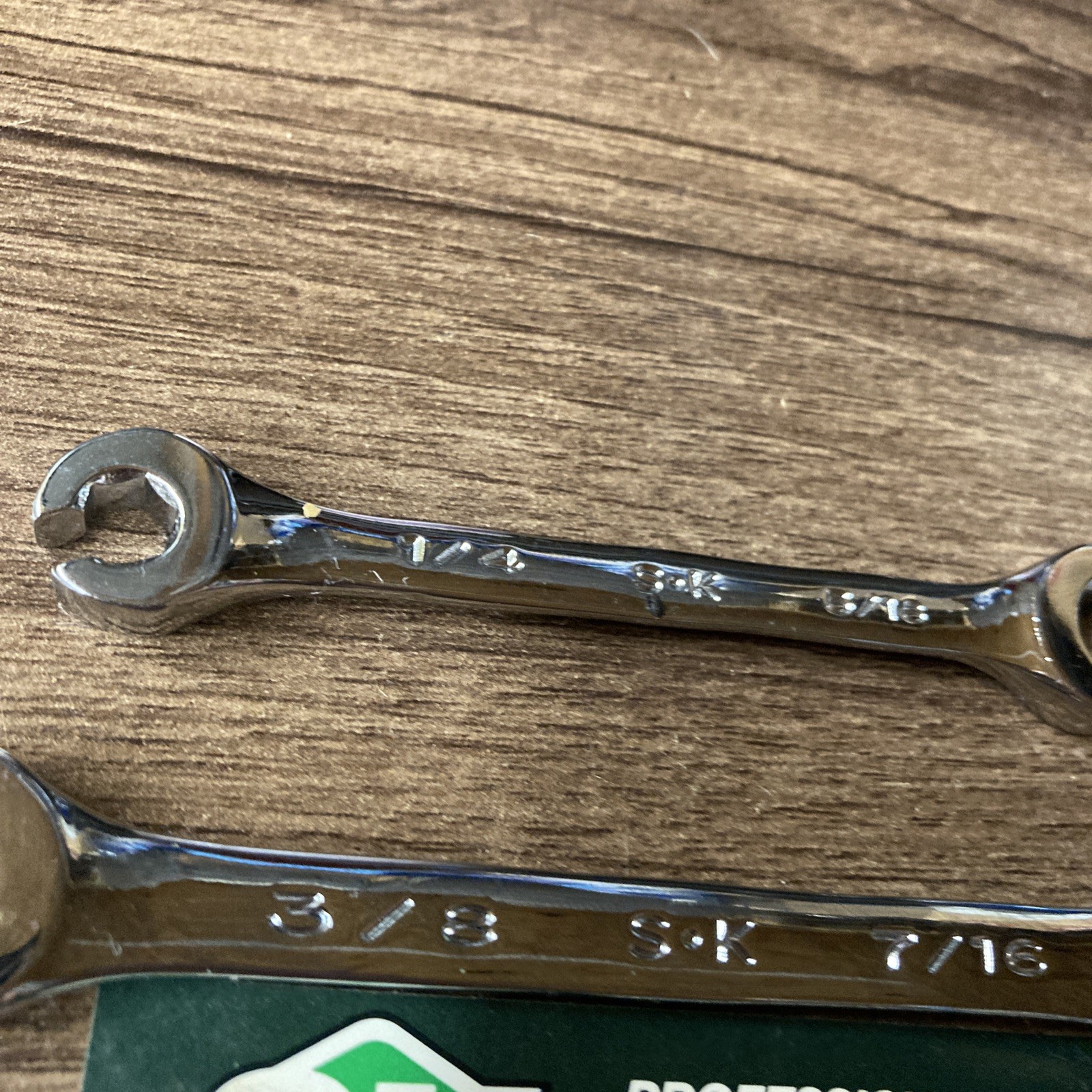 SK Tools USA 381 SAE 1/4-7/8″ 5pc Flare Nut Line Wrench Set, 6 Point