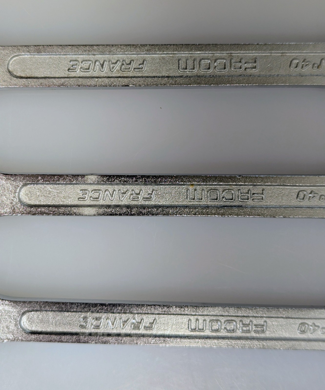 Six Facom France Combination Metric Wrenches sizes: 27, 26, 24, 23, 22, & 21mm