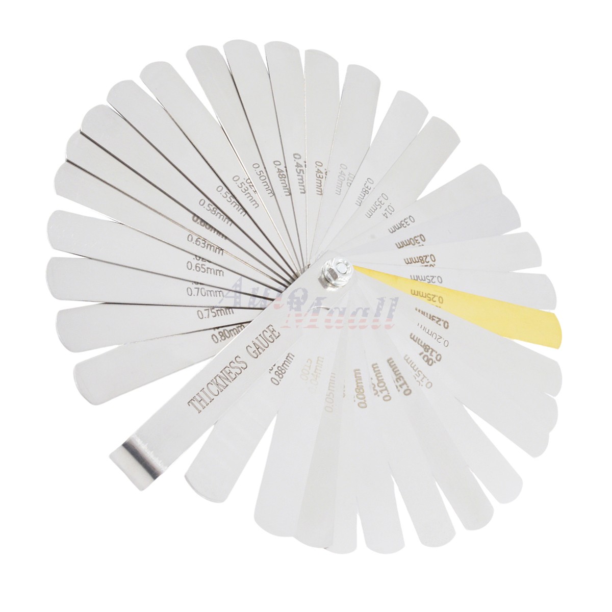 32 Blade Feeler Gauge Metric &SAE Dual Reading Combination Gap Thickness Measure