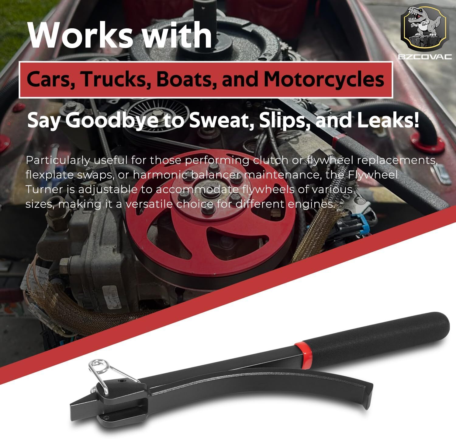 23800 Flywheel Turner Wrench Turning Tool for Turning and Holding Flex Plates