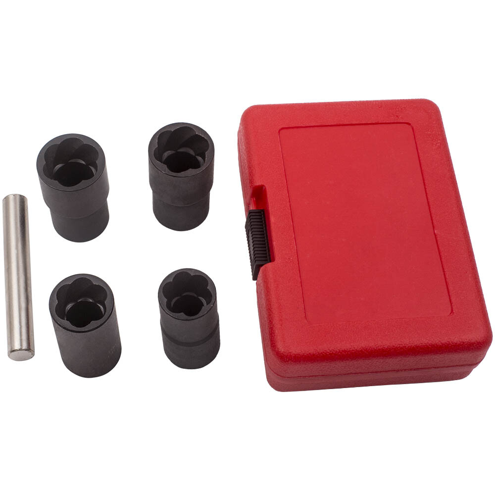 5x Twist Socket 1/2” Drive for Wheel Lock Nut Removal 17mm 19mm 21mm 22mm