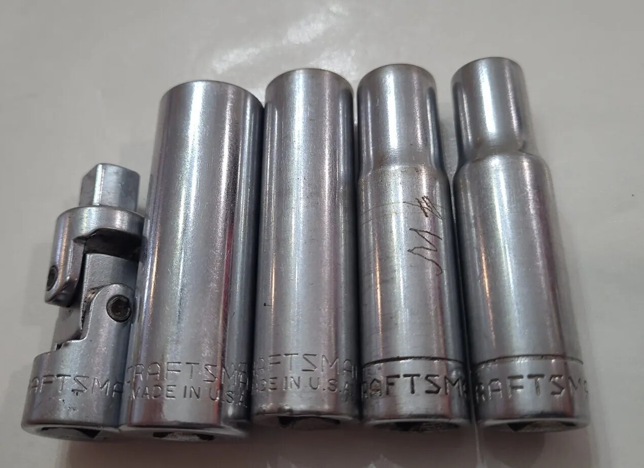 3/8″ Drive Craftsman V series Socket Set 12 point 6 point Deep Regular Sockets