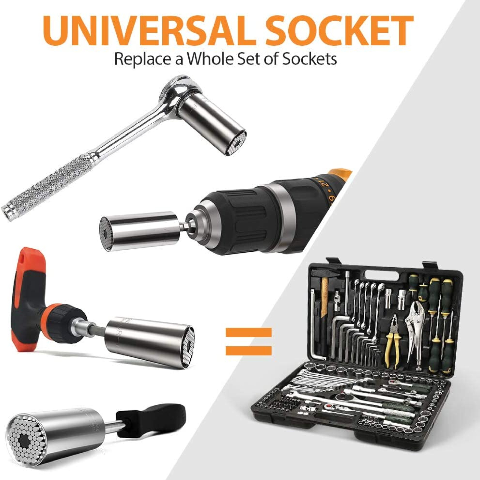 Universal Socket Tools Stocking Stuffers for Men Under 10 Dollars Gadgets