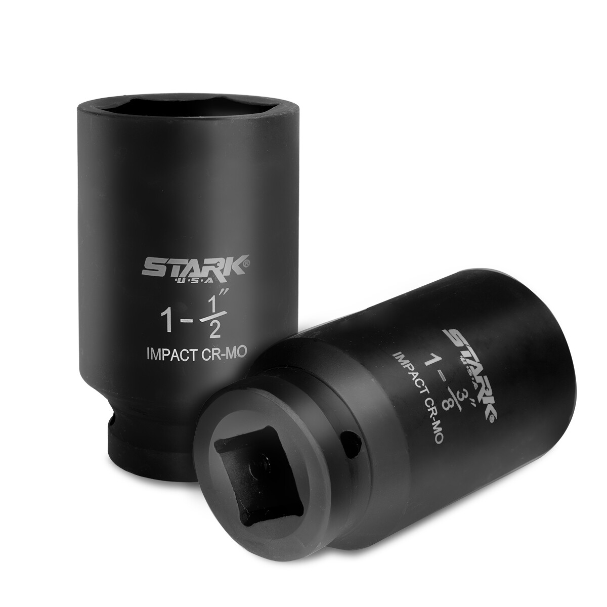 XtremepowerUS 9pc SAE Deep Impact Socket 3/4″ inch Dr Standard 1″ – 1-1/2″ inch