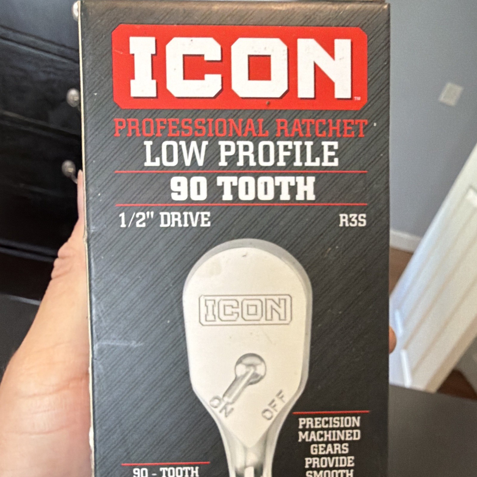 ICON 1/2 in. Drive Professional Low-Profile Ratchet