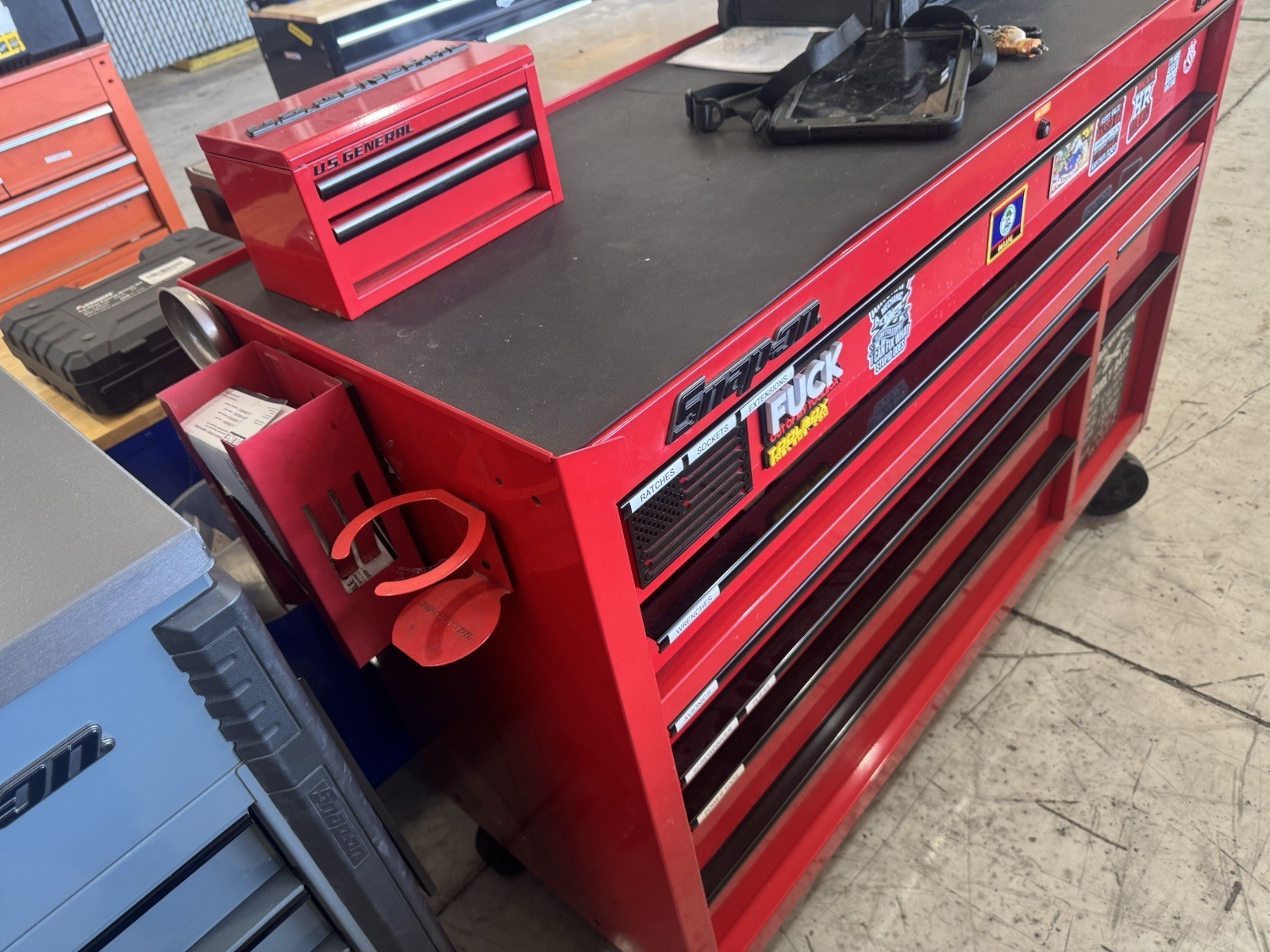 Red US General 56 in. x 22 in. Roll Cab, Series 3 and all tools. $6000 OBO