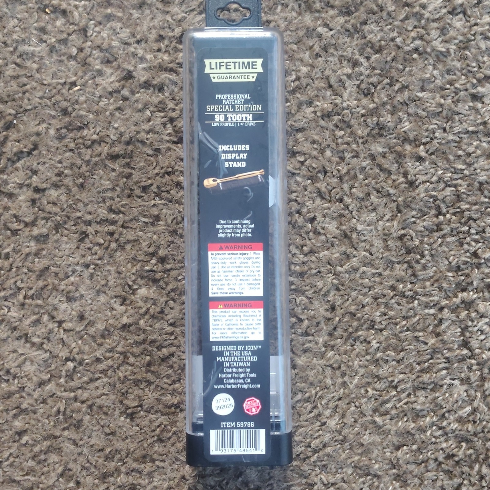 Icon 1/4 Inch Special Edition 24k Gold Plated Ratchet